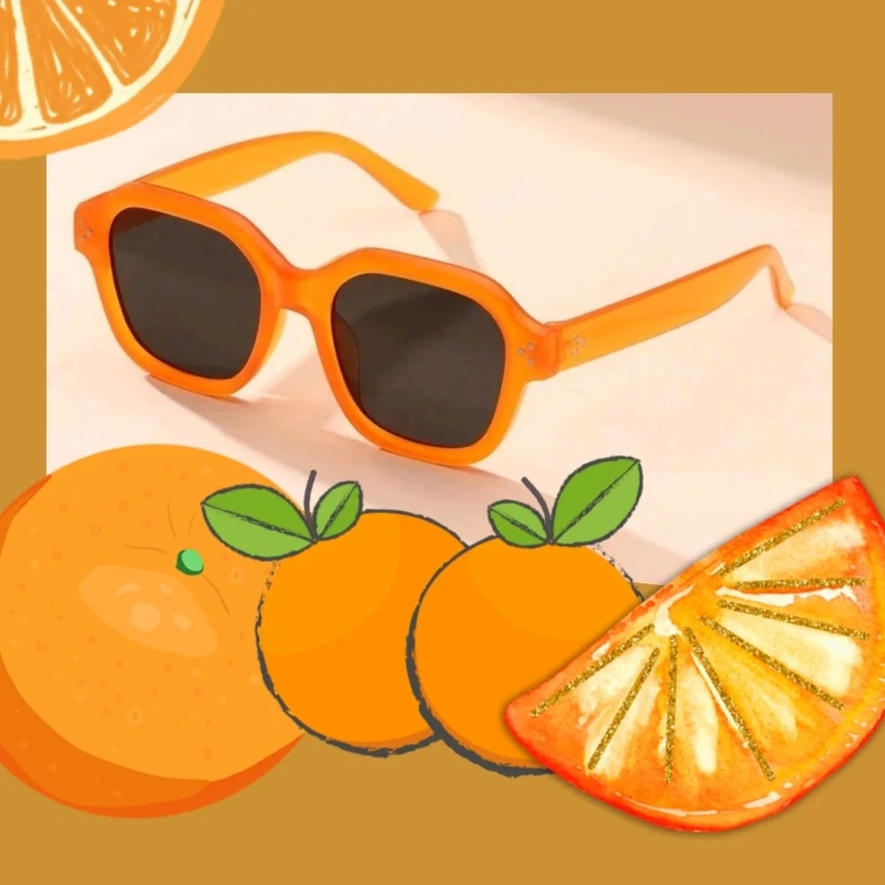 Orange Fashion Sunglasses